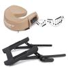Master Massage Universal MusicMaster Crescent Round Face Cushion and Adjustable Ergonomic Dream Face Cradle Set - Massage Table/Massage Chair Headrest Platform Set (Cream) view 1