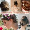 330 Count U Shaped Silver Hair Pins for Buns, YINGFENG 2.4inch Bun Pins Silver Hair Pins for Women with Storage Box for Updos French Twists view 4