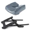 Master Massage Adjustable Ergonomic Dream Face Cradle and ErgonomicDream Face Cushion Pillow with Memory Foam Massage Table-Massage Chair Headrest Platform Set - (Royal Blue) view 1