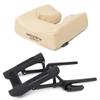 Master Massage Deluxe Adjustable Ergonomic Dream Face Cradle and Ergonomic Dream Face Cushion Pillow with Memory Foam -Face Pillow Set - Massage Table-Massage Chair Headrest Platform Set- (Cream) view 2