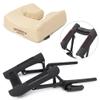 Master Massage Deluxe Adjustable Ergonomic Dream Face Cradle and Ergonomic Dream Face Cushion Pillow with Memory Foam -Face Pillow Set - Massage Table-Massage Chair Headrest Platform Set- (Cream) view 3
