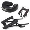 Master Massage Deluxe Adjustable Ergonomic Dream Face Cradle and Patented Ultra Plush Memory Foam Face Cushion Pillow -Face Pillow Set - Massage Table-Massage Chair Headrest Platform Set - (Black) view 2