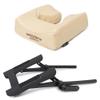 Master Massage Adjustable Ergonomic Dream Face Cradle and ErgonomicDream Face Cushion Pillow with Memory Foam Massage Table-Massage Chair Headrest Platform Set - (Cream) view 1
