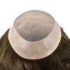 Healthlif Men's Toupee Hair Unit System For Men Durable Fine Mono Hairpieces For Men Toupee Hair Replacement System For Mens Hand Tied Hairpiece (6X8-120% density, #4 MEDIUM BROWN) view 3