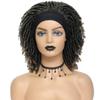 Ombre Blonde Dreadlock Hair Headband Wigs Soft Synthetic Faux Locs Wig African Fiber Soft Curly Hair Wigs For Women 1b-27 6inches view 1