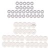 60x 3/5/7/9mm Clear Disc Pads Stabilizer Plastic Earring Back Stopper Clear Silicone Earrings Back for Piercing Bump Non Pull Piercing Disc for Piercing Bump view 1