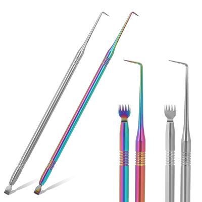 2 in 1 Lash Lift Tool,2 Pieces Stainless Steel Lash Lift and Tint Kit Professional Lash Lift Supplies Metal Lash Lift Rods Eyelash Separator Tool with Separating Comb