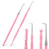 2 in 1 Lash Lift Tool Kit,Stainless Steel Lash Lift and Tint Kit Professional Lash Lift Supplies Metal Lash Lift Rods Eyelash Separator Tool with Separating Comb (2 Pack) view 1