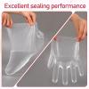 200 Pcs Paraffin Wax Liners for Feet and Hand, Disposable Paraffin Bath Liners Plastic Hand and Foot Bags for Hand & Feet Thermal Hot Wax Therapy SPA Paraffin Wax Machine,Larger and Thicker view 2