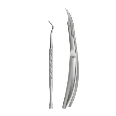 Nail Cutter Cuticle Nippers Profesional Ingrown Toenail Scissors Dead Skin Removal Stainless Steel Nail Clipper Pedicure Tool