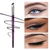 Eyeliner Brush, EIGSHOW Sickle Angled Gel Eyeliner Makeup Brush for Precise Eye Liner, Eyebrow, Eyelid with Ultra Thin Vegan Bristles (E865 Purple) view 2