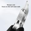 1pc Toenail Nail Clippers Cutters Stainless Steel Pedicure Manicure Tools Professional Thick Ingrown Paronychia Correction Tool view 2