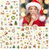 118PCS Christmas Temporary Tattoos for Kids Boy Girls Santa Claus Rudolph Tree Snowman Hat Stocking Fake Tattoo Sticker Party Favors Stocking Stuffer Party Gift view 2