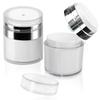 2Pack 30ml Airless Pump Jar - 1.0 Oz Moisturizer Pump Dispenser, Travel Lotion Container Vacuum Bottle for Skincare, Thick Moisturizer view 1