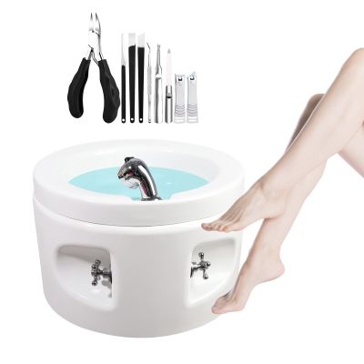 Acrylic Massage Footbath Portable Foot Spa Bathtub deep Foot Bath Spa with Massage Foot Bath Spa with Heat and Massage Great for Getting The Dead/Old Skin Off Your Feet for Women and Men (Color : Typ