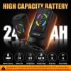 Ambition Zetton Tattoo Machine with 2400mAh Battery Brushless Motor Straight Drive Bar Color Touch Display Rotary Tattoo Gun Cartridge Pen Supply for Professional Tattoo Artists view 3