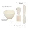 3pcs DIY Face Mask Bowl Set, Face Mask Mixing Bowl Set for Home Use, Make Up Mixing Tool Set, Facemask Mixing Tool Kit with Face Mask Bowl, Stick Spatula, Measuring Spoon view 2