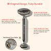 Rena Chris Gua Sha and Face Roller Set: Anti-Breakage Stainless Steel Roller for Long-Lasting Use, Jawline Sculpting and Puffiness Reducing, Gua Sha Facial Tools for Self Care Gift (Silver) view 2