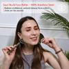 Rena Chris Gua Sha and Face Roller Set: Anti-Breakage Stainless Steel Roller for Long-Lasting Use, Jawline Sculpting and Puffiness Reducing, Gua Sha Facial Tools for Self Care Gift (Silver) view 3