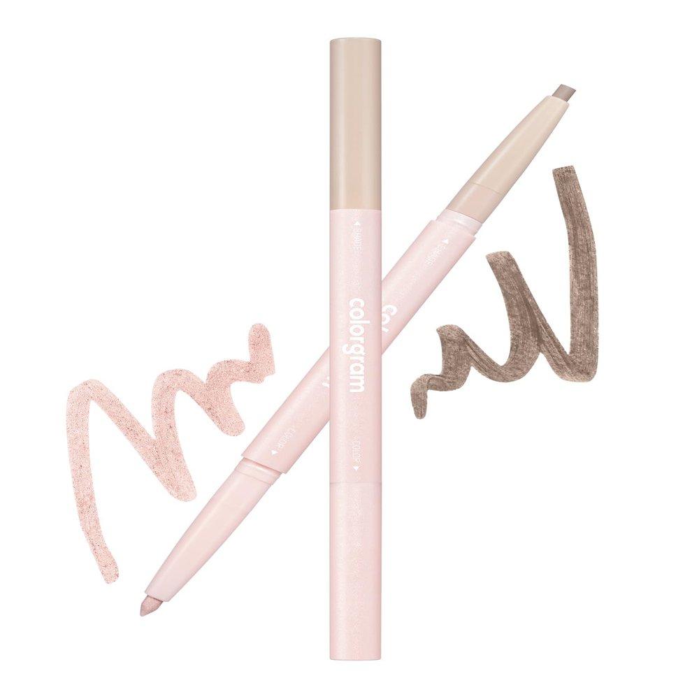 COLORGRAM Under Eye Highlighter Stick 07 Warm Peach | Silky-Smooth Long-Lasting Highlighter & Contouring Stick for Smudge-Proof, Shining Daily Makeup | K-Beauty Face Highlighters & Luminizers