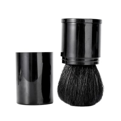 FOMIYES Flexible Loose Applicators Washable Cosmetic Brushes for Even Makeup Application Portable and Reusable Cute Design Black