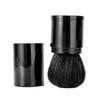 FOMIYES Flexible Loose Applicators Washable Cosmetic Brushes for Even Makeup Application Portable and Reusable Cute Design Black view 1