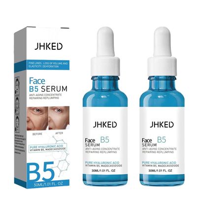 2pcs Face B5 Serum, in a Bottle Instant Face Tightening, Anti Aging Serum,Solution Facial Serum for Fade Fine Lines