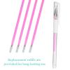 Beaupretty Eyebrow Pen Pink Brow Mapping Pen with Fine Tip for Precise Eyebrow Makeup Positioning and Marking 4 Pens with 8 Refills for Professional Use view 2