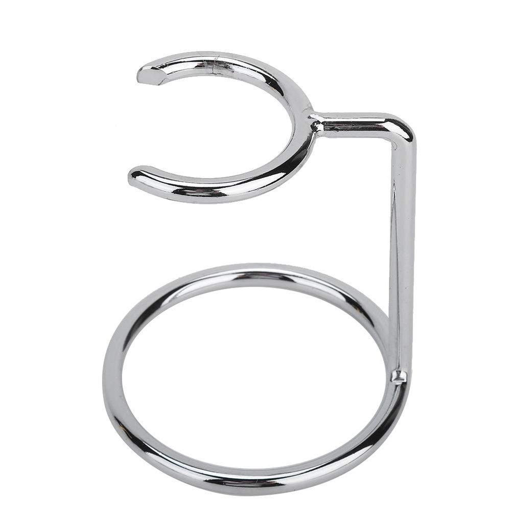 Jauarta Men Stainless Steel Shaving Brush Stand Razor Holder for Salon Home Travel Use