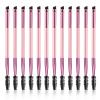 12-Piece Dual-Ended Brow Brush Set - Angled Eyebrow Brush, Spoolie, Shaping & Filling for Precise Brow Brushing view 1