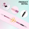 12-Piece Dual-Ended Brow Brush Set - Angled Eyebrow Brush, Spoolie, Shaping & Filling for Precise Brow Brushing view 3