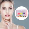 6PCS Fruit Lip Balm Set, Fruit Flavored Color Changing Lipstick Tinted Lip Balm Lip Care for Women Girls, 3.5g/0.123oz view 2