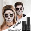 CCBeauty White Black Face Body Paint Stick, Oil Based Cream Blendable Foundation for Clown Skeleton Vampire Skull Joker Mime Cosplay Special Effects Costume , SFX Makeup For Halloween Party view 3