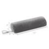 Saloniture Half Round Neck Massage Table Bolster Pillow Pad - 13 x 6 x 3 Inch - Gray Velour view 2