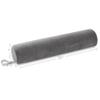 Saloniture 3/4 Round Massage Table Bolster Pillow Pad - 26 x 6 x 4-1/2 Inch - Gray Velour view 2