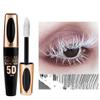 MAEPEOR 5D Silk Fiber Mascara Fuller & Voluminous Colored Eyelash Natural Waterproof Smudge-proof Mascara (03 White) view 1