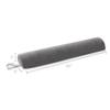 Saloniture Half Round Massage Table Bolster Pillow Pad - 26 x 6 x 3 Inch - Gray Velour view 2