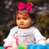 HAIRBOWS Girls' Grosgrain Hair Bow with a Knot Wrap Center on a Hair Clip, All Ages and Hair Types, 5 Inch Bow, Navy view 4