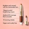 ICONIC LONDON Radiant Concealer & Brightening Duo | Creamy Liquid + Brightening Crayon Dual Ended Concealer, Cruelty Free, Vegan Makeup (Warm Rich) 0.08 oz view 2