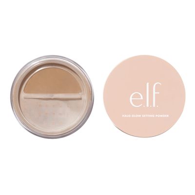 e.l.f. Halo Glow Soft Focus Setting Powder, Silky & Creates Soft Glow Without Shine, Smooths Pores & Lines, Vegan & Cruelty-Free, Medium Beige