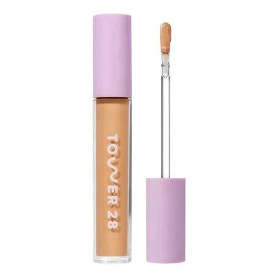 Tower 28 Beauty Swipe Serum Concealer - Hydrating Buildable Medium-Coverage Concealer with Skincare Benefits for Sensitive Skin - Shade 11 OC, Tan with Cool Undertones, 0.22 Fl Oz