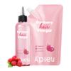APIEU Raspberry Hair Vinegar Rinse & Refill Set  Deep Scalp Clarifying, pH-Balancing Care, Controls Oil & Buildup, Leaves Hair Silky-Soft, Shiny & Fresh | Korean Haircare (6.76 / 13.6 fl oz) view 1