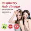 APIEU Raspberry Hair Vinegar Rinse & Refill Set  Deep Scalp Clarifying, pH-Balancing Care, Controls Oil & Buildup, Leaves Hair Silky-Soft, Shiny & Fresh | Korean Haircare (6.76 / 13.6 fl oz) view 2