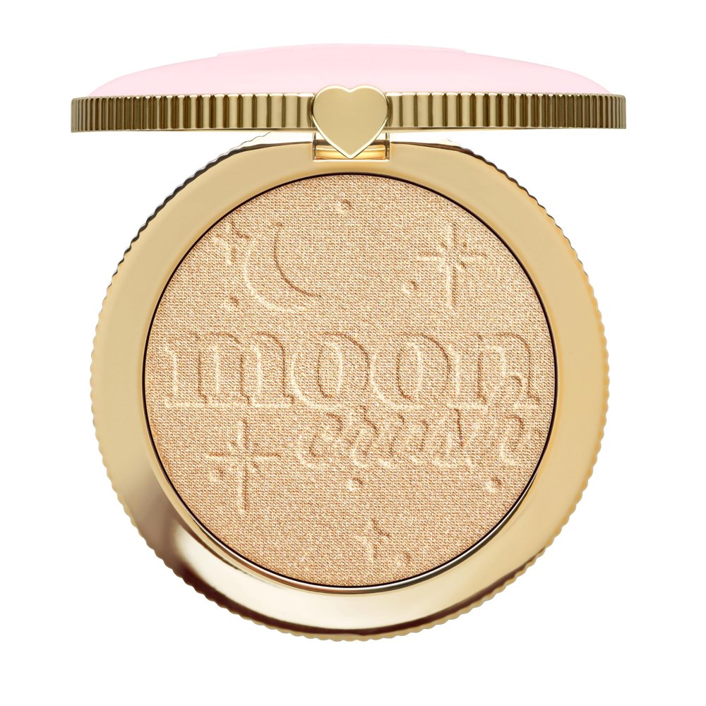 Too Faced Moon Crush Highlighter | Sheer, Powder, Glossy Glow, Highlighter Makeup 0.24 Ounce, Shooting Star