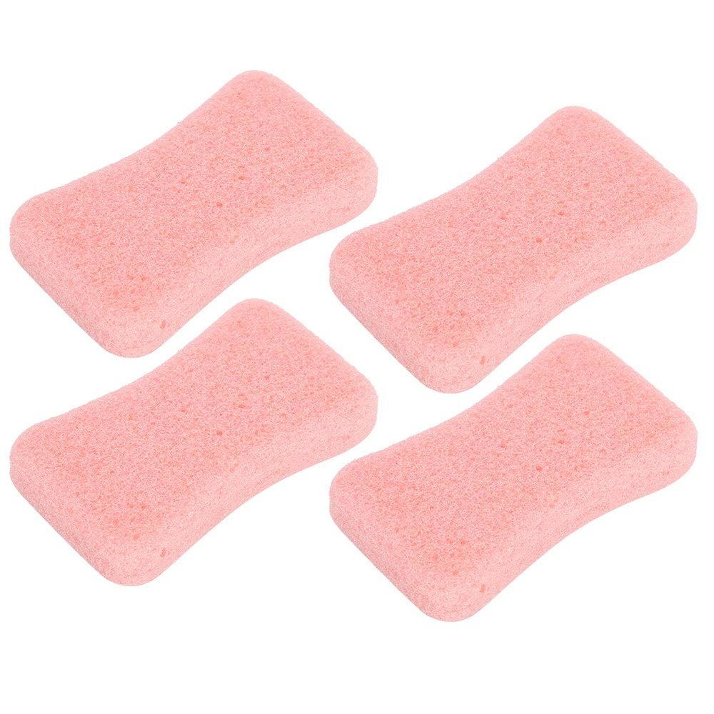 Foot Pumice Stone for Feet Hard Skin Callus Remover and Scrubber, Foot File Exfoliation to Remove Dead Skin (Pack of 4) ()