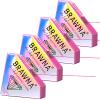 BRAWNA 30 Meters Pink Eyebrow and Lip Pre - Inked Mapping String - Brow Measuring Tool - PMU Supply - Microblading Kit - Brow Lamiantion and Henna Supplies - 4 Pack view 1