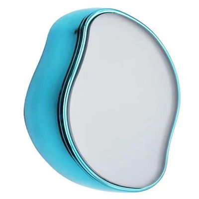 HXOnelyarl Crystal Hair Eraser - Painless Exfoliation Tool for Arms and Legs, Portable and Mild for Women and Men (Blue)