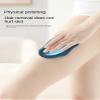 HXOnelyarl Crystal Hair Eraser - Painless Exfoliation Tool for Arms and Legs, Portable and Mild for Women and Men (Blue) view 2