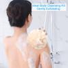 AmazerBath Loofah Sponge 75g/Piece, Exfoliating Bath Sponge Body Scrubber - Loofa Set of 4 - Cotton Candy Quartet, Large view 3