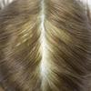 Hair Systems for Men Ultra Thin Skin Mens Toupee 0.04mm Invisible V-loop Human Hair Replacement System LYRICAL HAIR Toupee for Men Super Thin Skin Men Hair Units Grey Black Blonde Brown White Hair 8X10"-100% density #7 Very Light Brown view 4